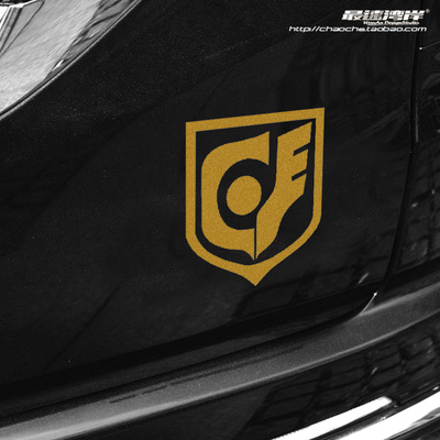 最速湾岸 二次元卡通动漫贴纸机动高达Cyclops独眼巨人小队标