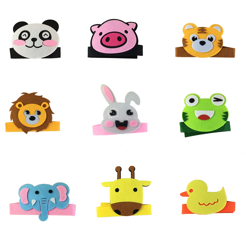 儿童可爱小兔子发带幼儿卡通动物头饰六一节日活动表演出道具头套