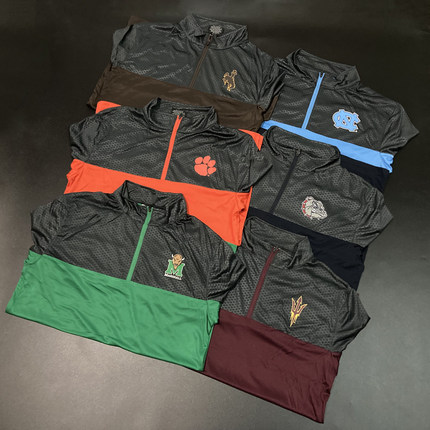 链接2 轻薄款NCAA 北卡秋男速干长袖 骑行热身运动篮球t恤投篮服