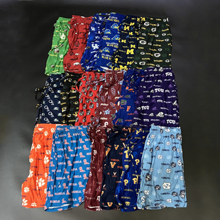 速干阿罗裤 宽松薄款 家居短裤 运动休闲短裤 北美体育联盟 睡裤 大码
