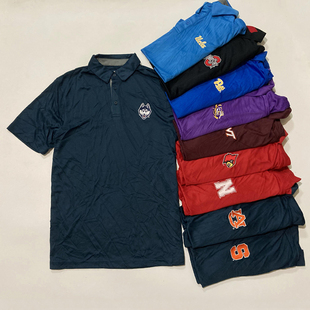 刺绣款 NCAA 哈士奇 速干运动短袖 投篮服 健身大码篮球t恤