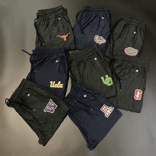 NCAA薄款 高弹速干裤运动长裤篮球裤 健身跑步收口收腿裤潮男裤