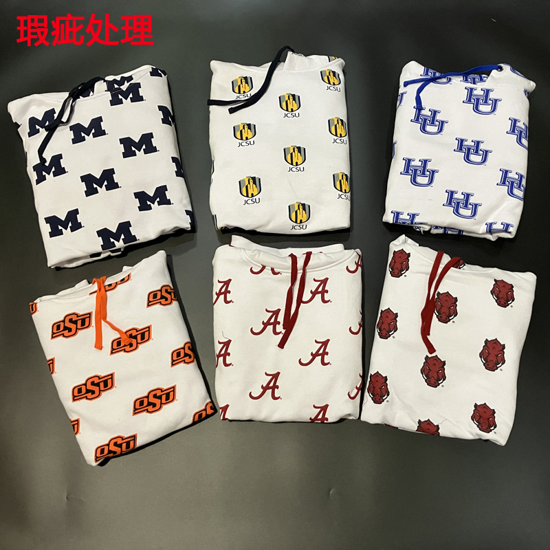 NCAA街舞连帽宽松嘻哈潮外套大码