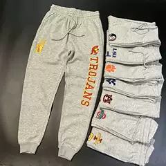 Ncaa University Print Plus-Size Sports Pants Basketball Pants Fitness Running Tapered Pants Trendy Men's Pants