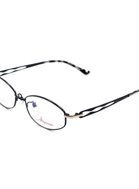 Ai by Amani 爱 阿玛妮时尚女款镜框近视复古金属眼镜架配镜A7189