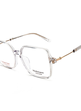 Hickmann海歌漫眼镜架男女时尚个性多边形镜架可配近视片HIC6057