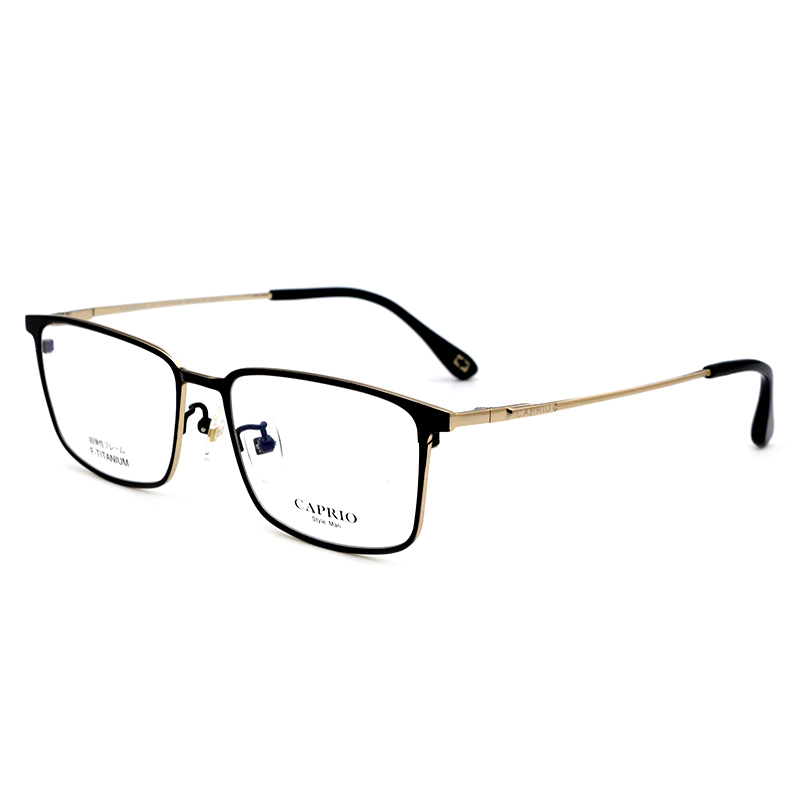 CAPRIO卡佩罗眼镜架日本男女士简约全框钛材超轻近视眼镜框CA6225