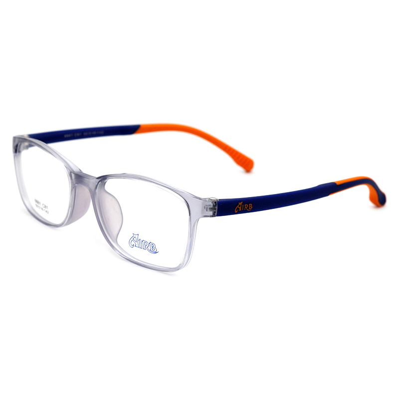 金玉良品眼镜架AIRB超轻近远视弱视矫正硅胶青少年镜框9-15岁6661