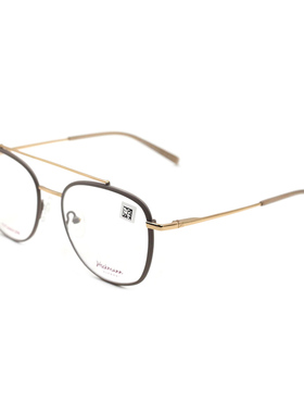 Hickmann/海歌漫眼镜框男女时尚复古个性双梁近视眼镜HIC1024T