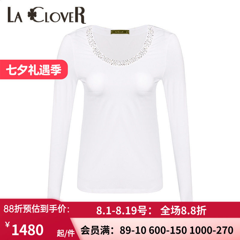 LaClover长袖外穿打底衫上衣