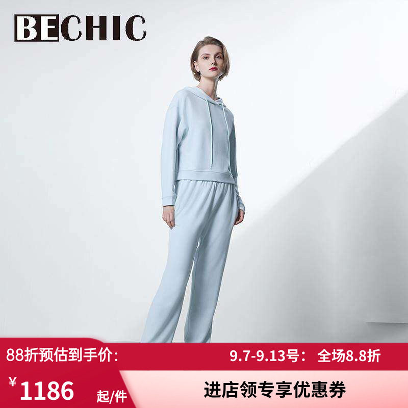 BeChic居家时光连帽分身家居套装女舒适家居服BC46CR1