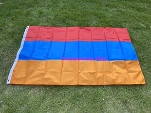 Fla Armenia 4号世界各国国旗 涤纶布国庆节日90x150亚美尼亚国旗
