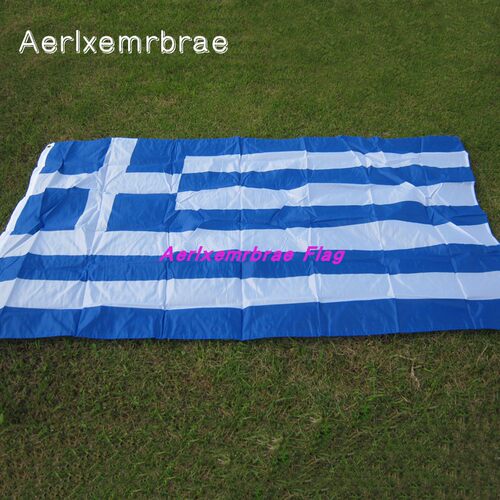 厂家直销4号 90x150厘米希腊国旗 Greece flag
