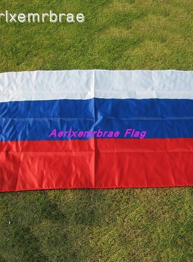 厂家供应白蓝红旗帜 90x150CM 4号俄罗斯国旗 Russian Flag