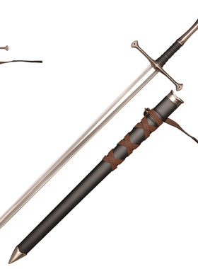 魔戒指环王阿拉贡剑中款纳西尔圣剑cos道具 59cm 未开刃
