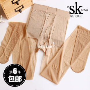 满6件包邮 正品SKangel SK8038胖美人 小T档高弹8D性防蚊丝袜连裤