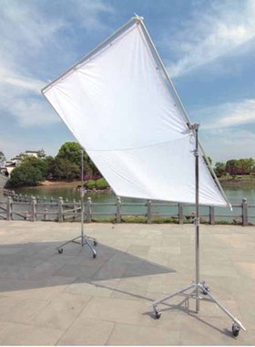 柔光屏美铿HD2400A 2米4乘2米4 可折叠蝴蝶布 配格子柔光布一块