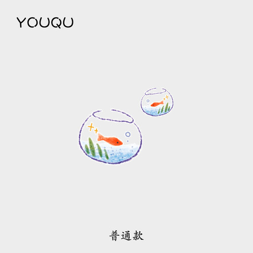 双鱼缸5*5cm普通纹身贴