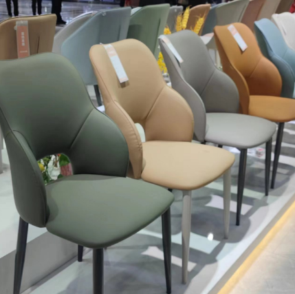 4把起发轻奢极简餐椅简约现代家用椅子舒适软包餐椅,住宅家具,餐椅,淘宝优惠券,粉丝福利购,淘宝优惠卷