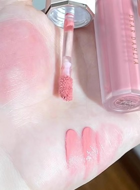 韩国Dear dahlia花瓣液体腮红petal barely自然清透妆感嫩妹裸色