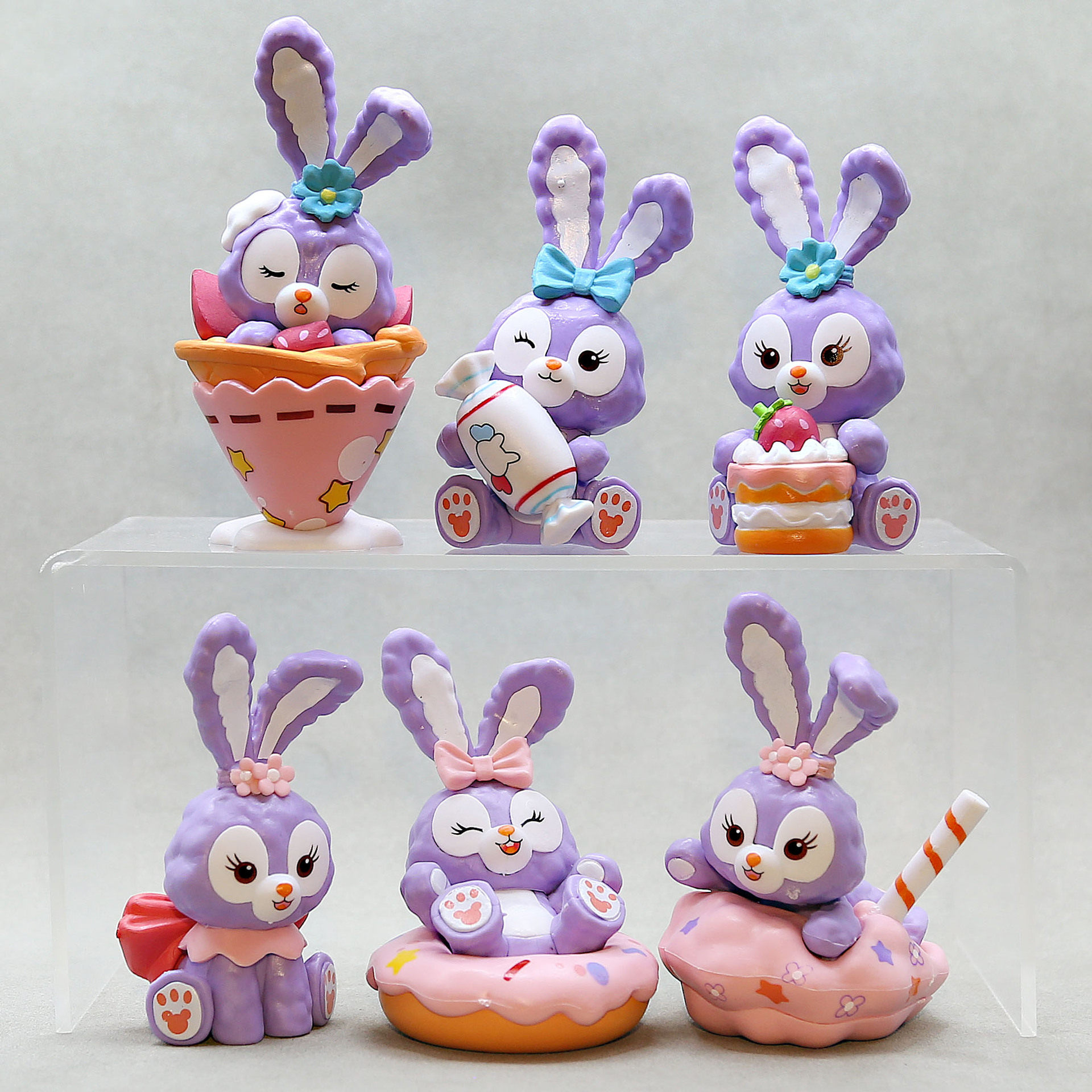 可爱星黛露公仔玩偶 茶话会盲盒抓娃娃机蛋糕装饰桌面摆件