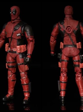 Deadpool反英雄 x战警 死侍 7寸 关节可动人偶 模型摆件 盒装手办