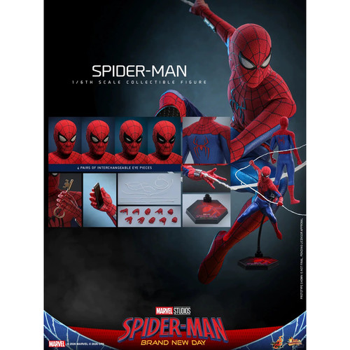 预订 HOTTOYS HT《蜘蛛侠：崭新之日》蜘蛛侠MMS892普通版1/6可动