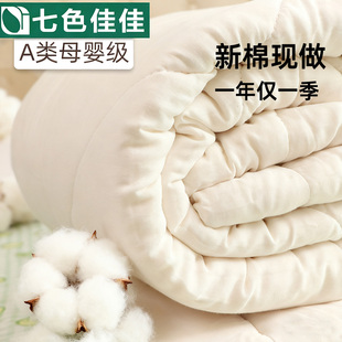 新棉花被被芯单双人家用被子被芯纯棉花加厚冬季春秋棉花被a母婴