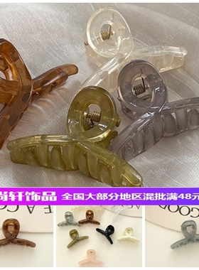 迷你小抓夹日韩少女刘海夹子侧边发夹小号交叉鲨鱼夹后脑勺发卡女