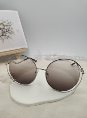 游艇镜/世界工厂/太阳镜大圆框个性复古优雅时尚墨镜LC042