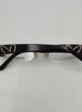 Playboy深红紫色男女无框光学镜架板材镜腿钻饰时尚精致设计CE490