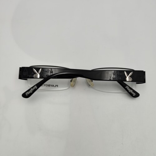 Playboy花花男女通用半框眼镜架时尚潮流个性设计眼镜框CE511