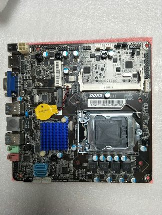 杰微JW H110i ddr3 DDR4 6-7代，长城冠捷超薄itx一体机主板 19v