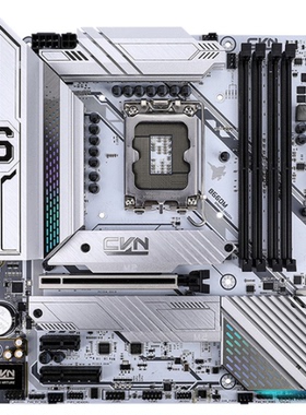 七彩虹B660I B760M 12/13/14代CPU 白色海景房游戏拆机主板 WiFi