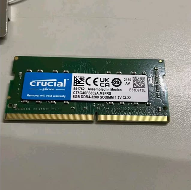 Crucial 英睿达 镁光 DDR3 ddr4台式机笔记本内存 4G/8G/16G 3200