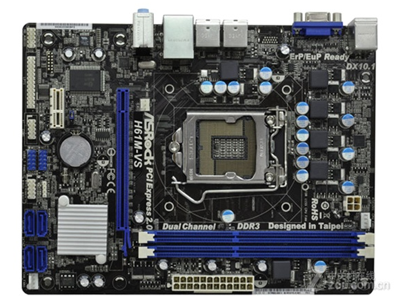 »ªÇæ H61M-VS 1155Õë DDR3 È«¼¯³É B75¼¶H61Ö÷°å