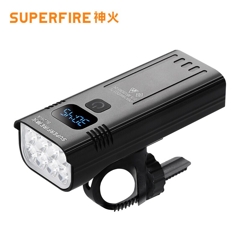 神火自行车前灯夜骑充电强光手电筒BL26-A前灯骑行装备山地车灯
