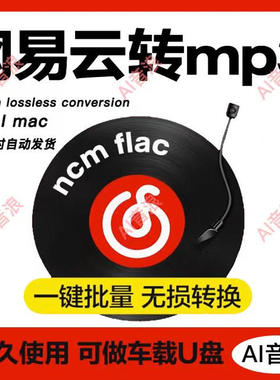 网易云音乐转mp3格式转换器ncm转mp3音频手机直下歌曲mac解码器