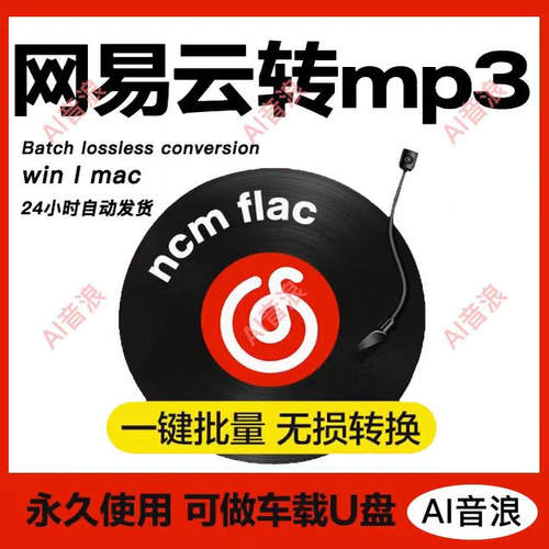网易云音乐转mp3格式转换器ncm转mp3音频手机直下歌曲mac解码器