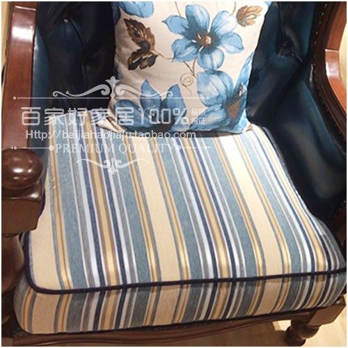 定制欧式沙发套罩美式皮坐垫套