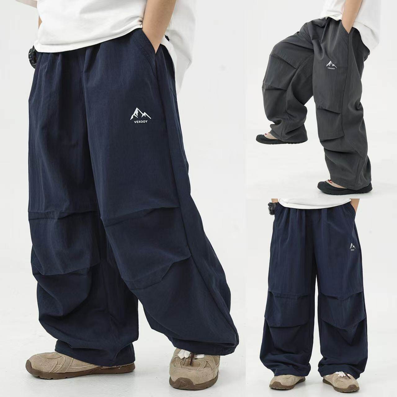 山系儿童长裤薄2026夏新款男童日系防蚊裤中小童帅气工装束脚裤潮