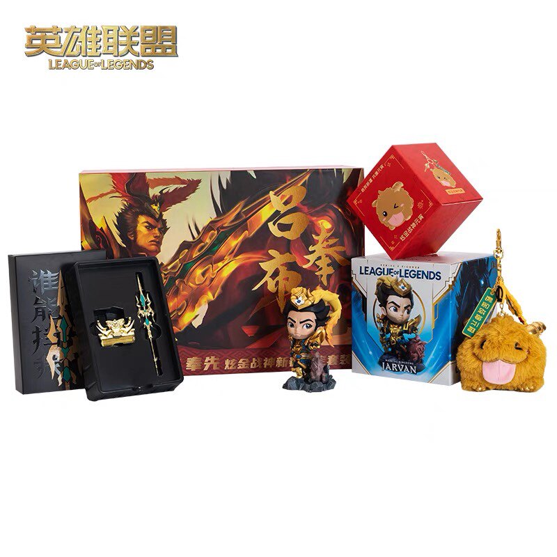 英雄联盟lol吕布皇子手办奉先炫金新春限定套装官方正品未开封
