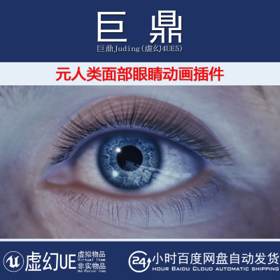 虚幻UE5.4-5.6 ZenBlink For Metahuman 超人类角色眼睛动画插件