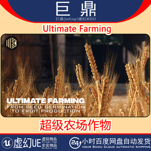 虚幻UE5.6+ Ultimate Farming 超级农场庄稼作物蔬菜草莓小麦番茄