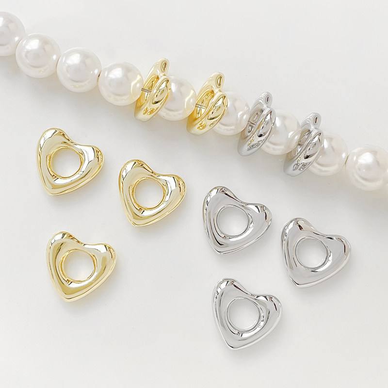 18k铜包金保色爱心隔珠隔环diy手工饰品手链项链串珠配件材料,饰品/流行首饰/时尚饰品新,其他DIY饰品配件,淘宝优惠券,粉丝福利购,淘宝优惠卷