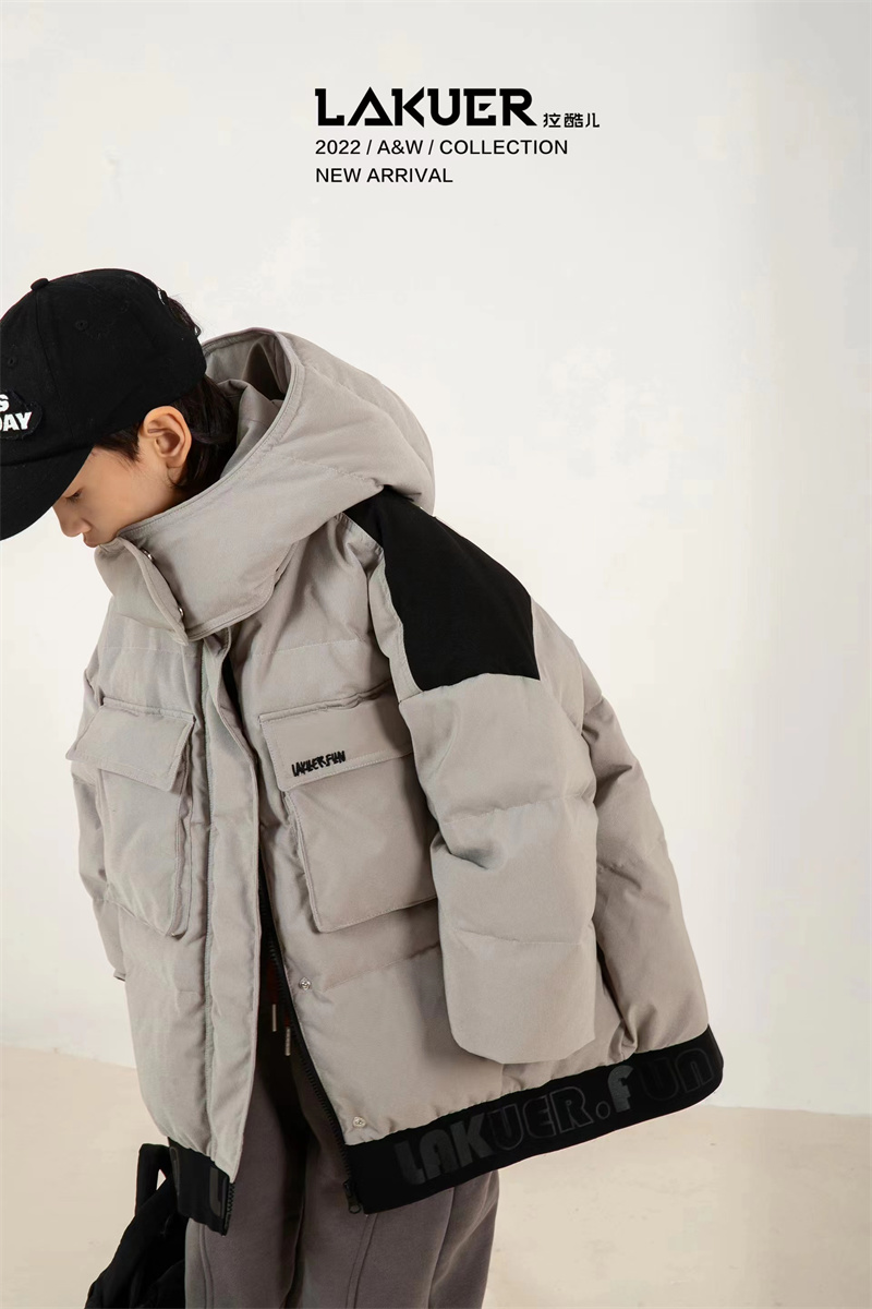 清版特波啦家LAKUER拉酷儿MD7723潮酷羽绒服外套童装实体店现货