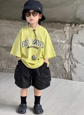 5M品牌童装实体店断码捡漏休闲百搭工装短裤X211025