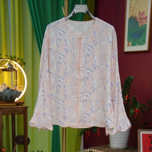 四经绞罗定位花对襟 蝴蝶翩跹新中式上衣夏天透气休闲百搭不挑肤