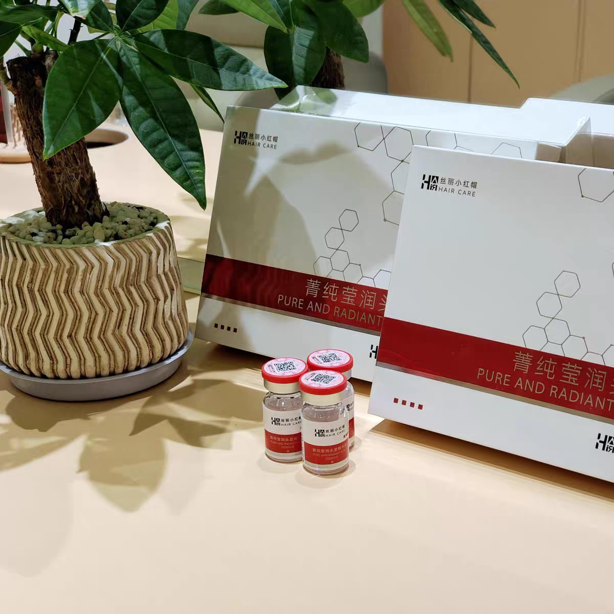 丝丽小红帽菁纯莹润头皮精华液,带防伪码