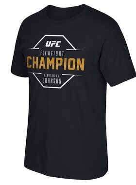 MMA综合格斗UFC狄米崔斯-约翰逊(大力鼠)战士纯棉运动短袖T恤